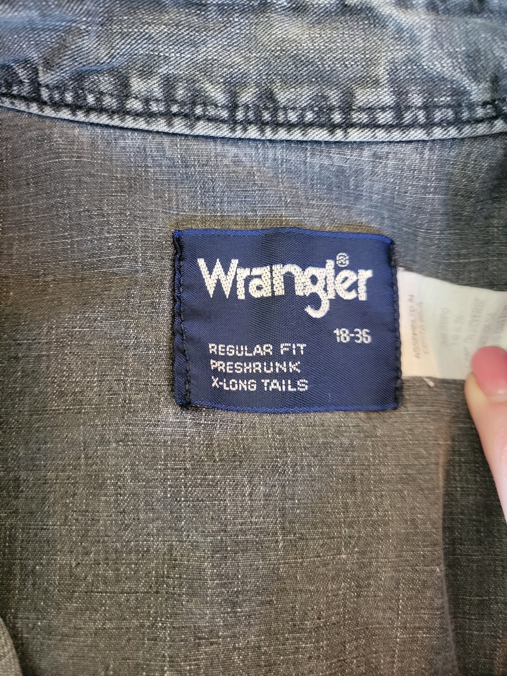 Wrangler Brushpopper Vintage 90s Western Shirt Men's Size 18-36 Striped Purple - Picture 3 of 15